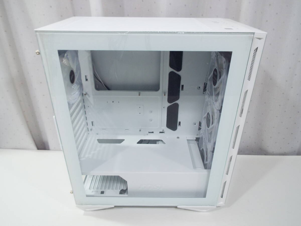 MSI MPG GUNGNIR 110R WHITE ホワイト ATXミドルタワー RGB PCケース ゲーミングPC ケースの画像5