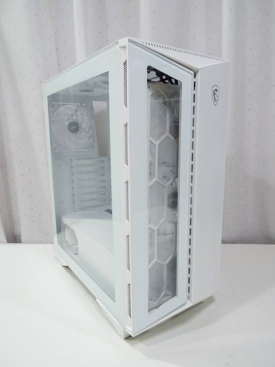 MSI MPG GUNGNIR 110R WHITE ホワイト ATXミドルタワー RGB PCケース ゲーミングPC ケースの画像1