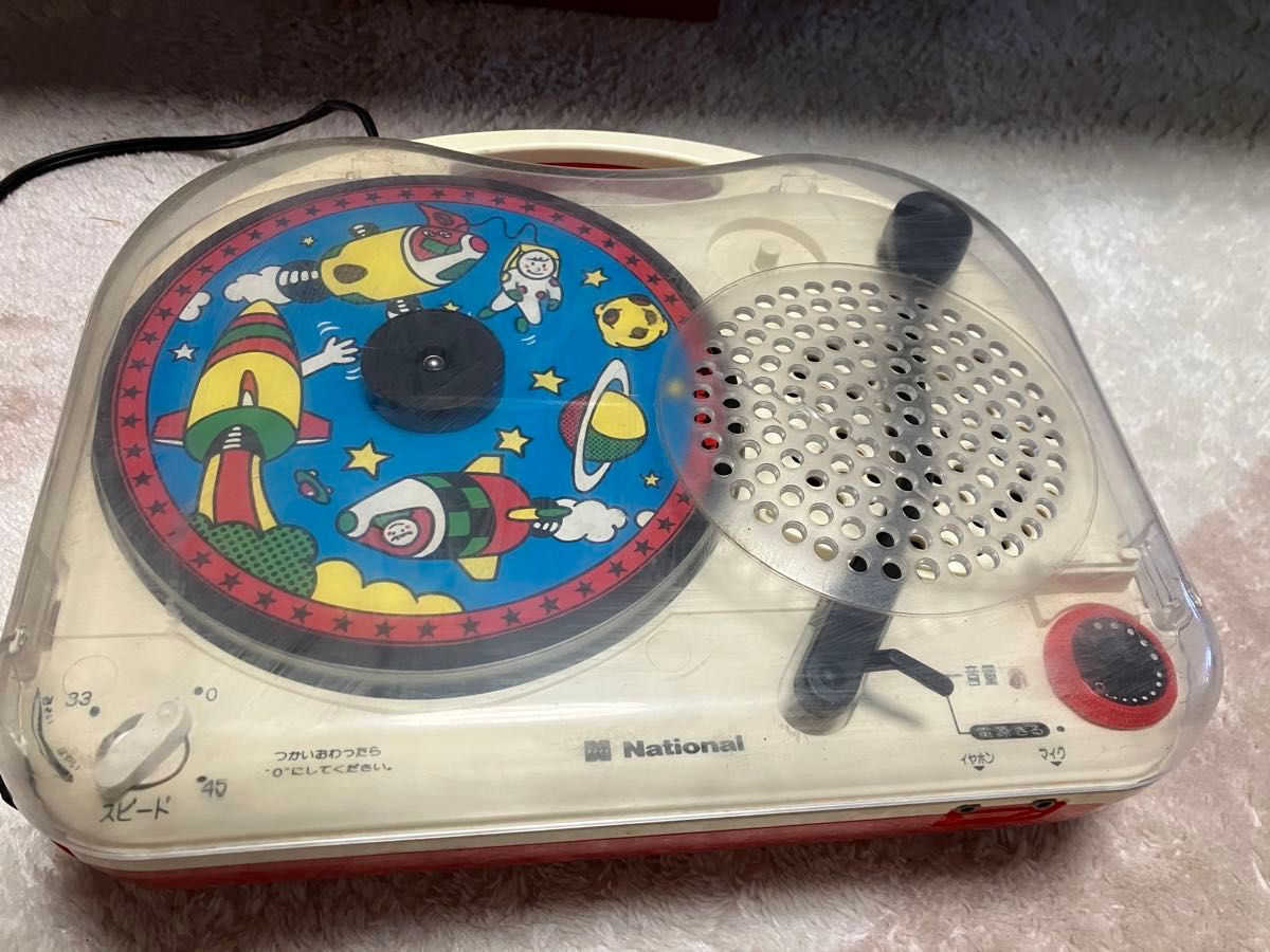 昭和レトロ ナショナル製 コンパクトレコードプレーヤー ターン 昭和レトロ ナショナル製 コンパクトレコードプレーヤー ターン