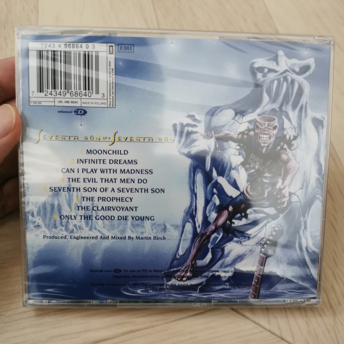 アイアンメイデン IRON MAIDEN SEVENTH SON OF A SEVENTH SON 輸入盤 CD_画像2