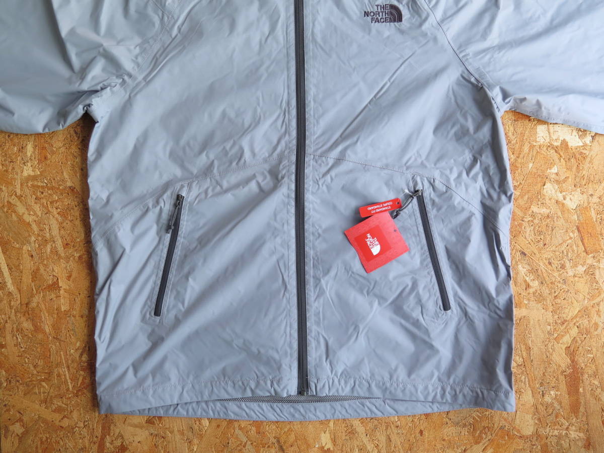 新品☆本物 XLサイズ THE NORTH FACE BOREAL JACKET ノースフェイス ナイロンジャケット GRAY グレー アメリカ USA ボレアル ジャケット_画像3