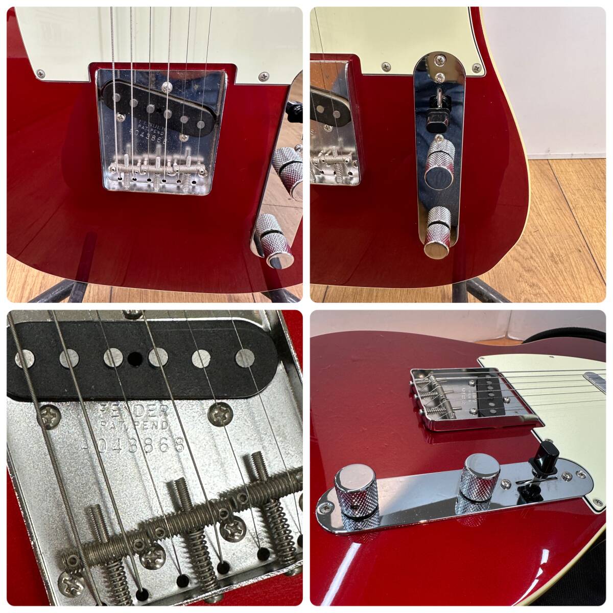 ☆★H1697 Fender Japan Telecaster フェンダー ジャパン テレキャスター R076732 キャンディ アップル レッド エレキギター ソフトケース_画像6