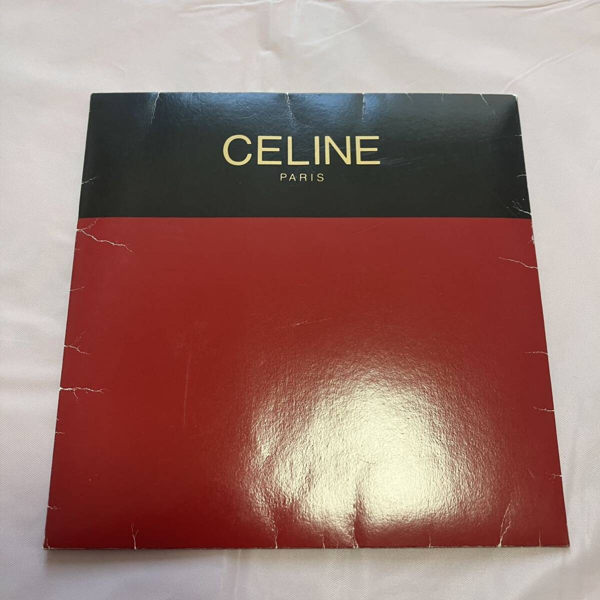 【レア】新品/CELINE/大判ハンカチ/正規品/セリーヌ/ハイ未使用ストール/ブランド/スカーフ/58cm/マカダム柄/綿100％/透かし柄/日本製/白_画像7