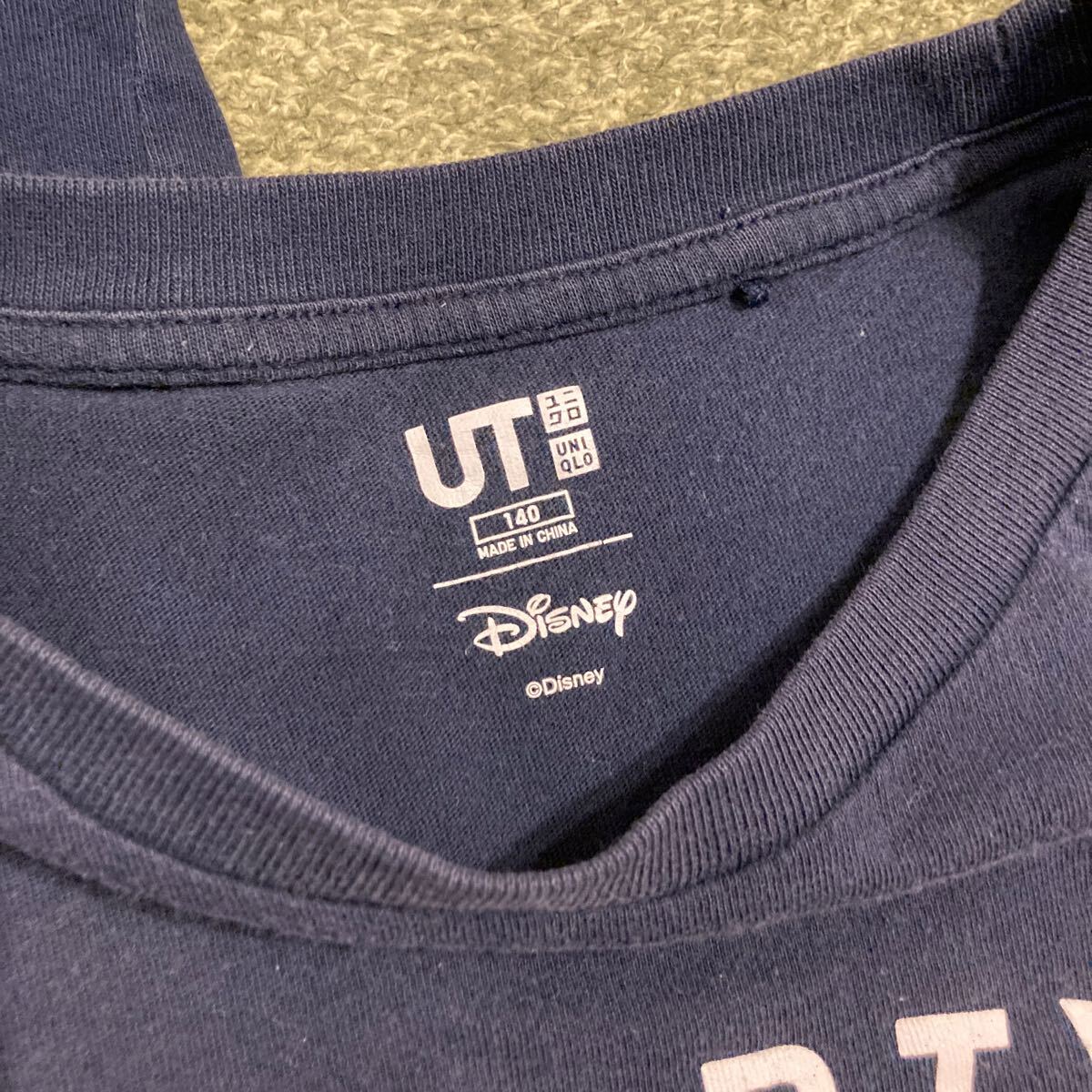 Disney 半袖Tシャツ ディズニー ミッキーマウス 140センチ 2枚セット 紺色