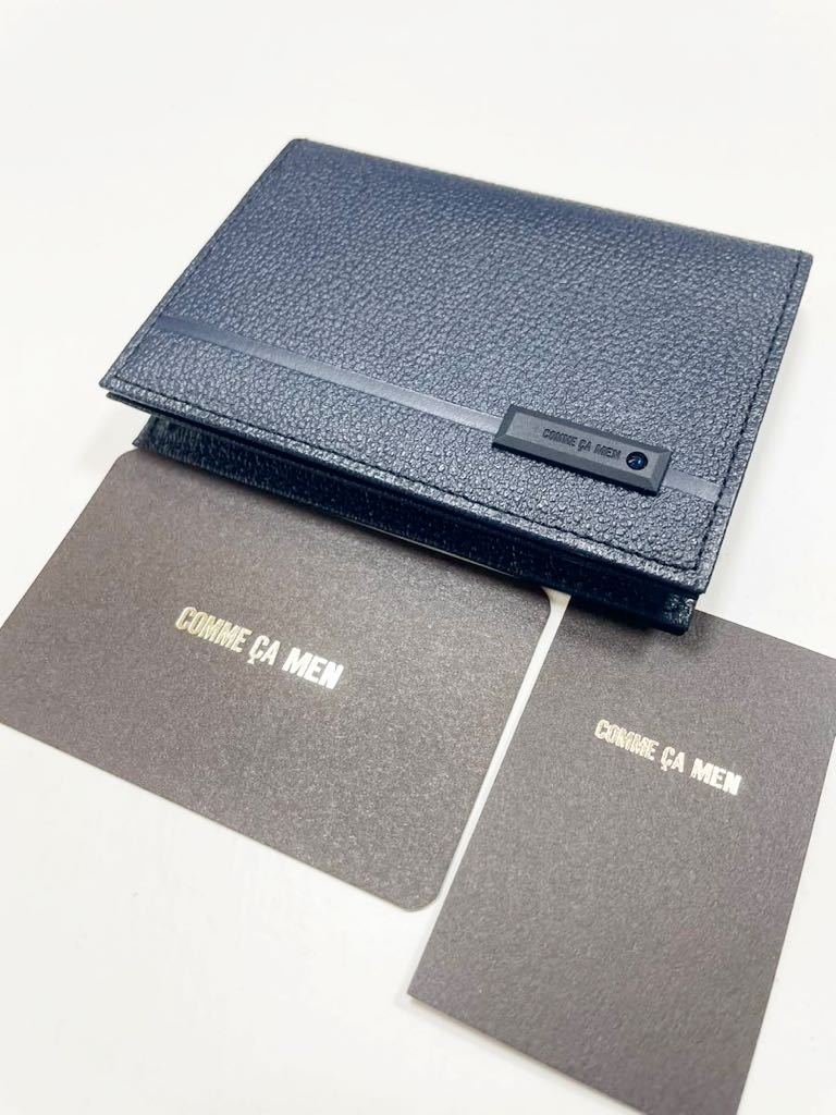 送料無料 新品 コムサメン 名刺入れ カードケース パスケース 日本製の画像1