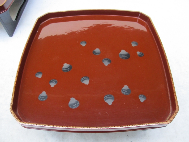 # tea utensils tea . stone serving tray .. serving tray . customer # natural tree paper box N4846#