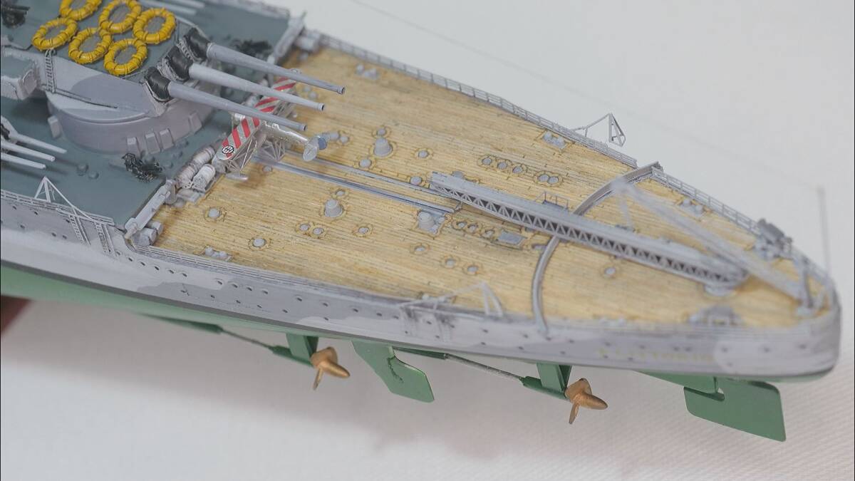 完成品 1/700 イタリア海軍 戦艦リットリオ // Italian Navy battleship Littorio 艦船模型の画像5