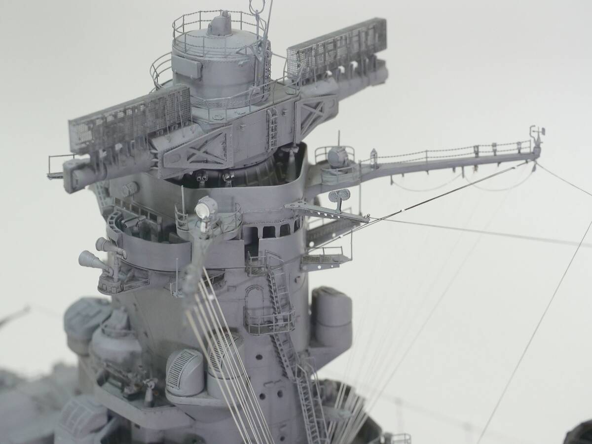 Yahoo!オークション - 完成品 1/200 戦艦 大和 艦橋-中央構造 Yahoo!オークション - 完成品 1/200 戦艦 大和 艦橋-中央構造