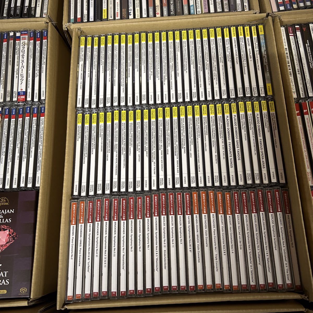 クラシック CD まとめ売り 約3500枚 100サイズ 20箱 大量 西独盤 逆輸入盤 旧規格盤 初期盤 BOX SACD Blu-spec SHM-CD 他_画像4