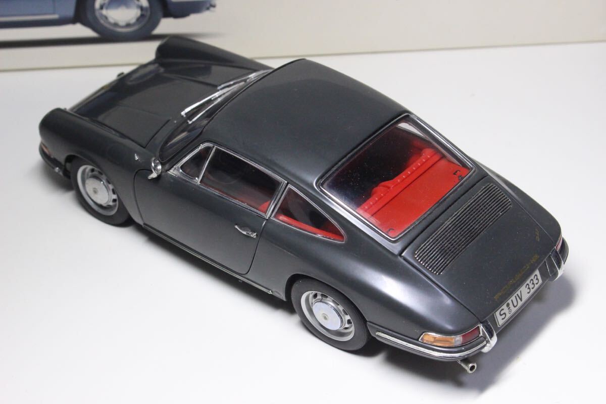Aa特注 1/18 AUTOart Porsche 911 901 1964 Grey Museum 77911 オートアート ポルシェ 2.0 クーペ グレー ポルシェミュージアム ジャンク_画像6