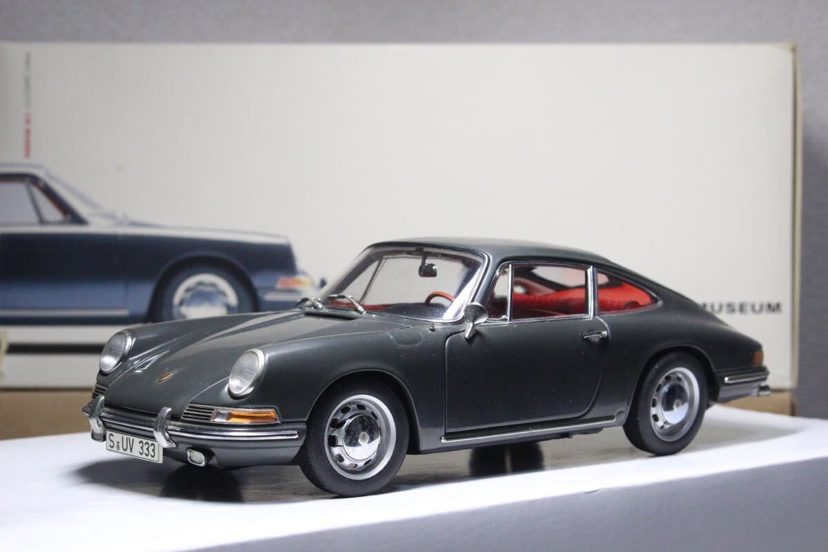 Aa特注 1/18 AUTOart Porsche 911 901 1964 Grey Museum 77911 オートアート ポルシェ 2.0 クーペ グレー ポルシェミュージアム ジャンク_画像1