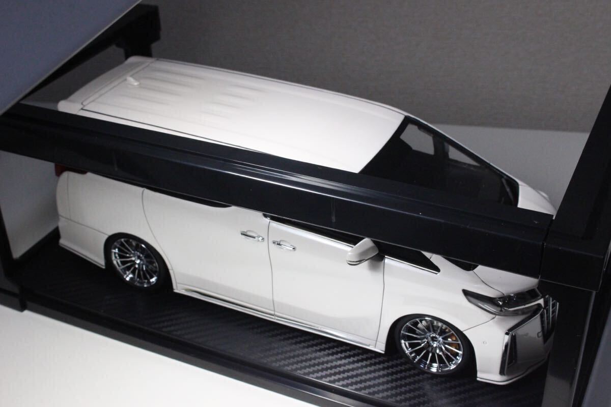 IG2428 1/18 Toyota Alphard H30W White トヨタ アルファード エグゼクティブラウンジ ホワイト イグニッションモデル Ignition model _画像6