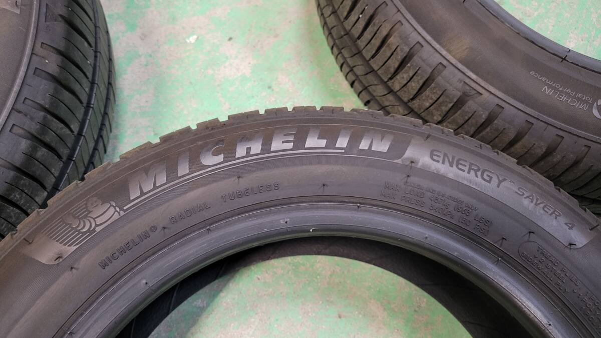 ４本 バリ山 155-65-14 2022年製造 ミシュラン 155/65R14 エナジーセイバー4 スズキ ダイハツ ホンダ 日産 ENERGY SAVER4 中古 軽自動車_画像4