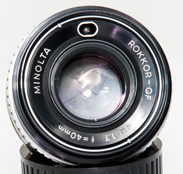 【改造レンズ】ROKKOR-QF 1.7/40mm 【Minolta Hi-Matic E BK】のレンズをLeica Mマウントレンズに改造　【ライカMマウントレンズ】_画像3