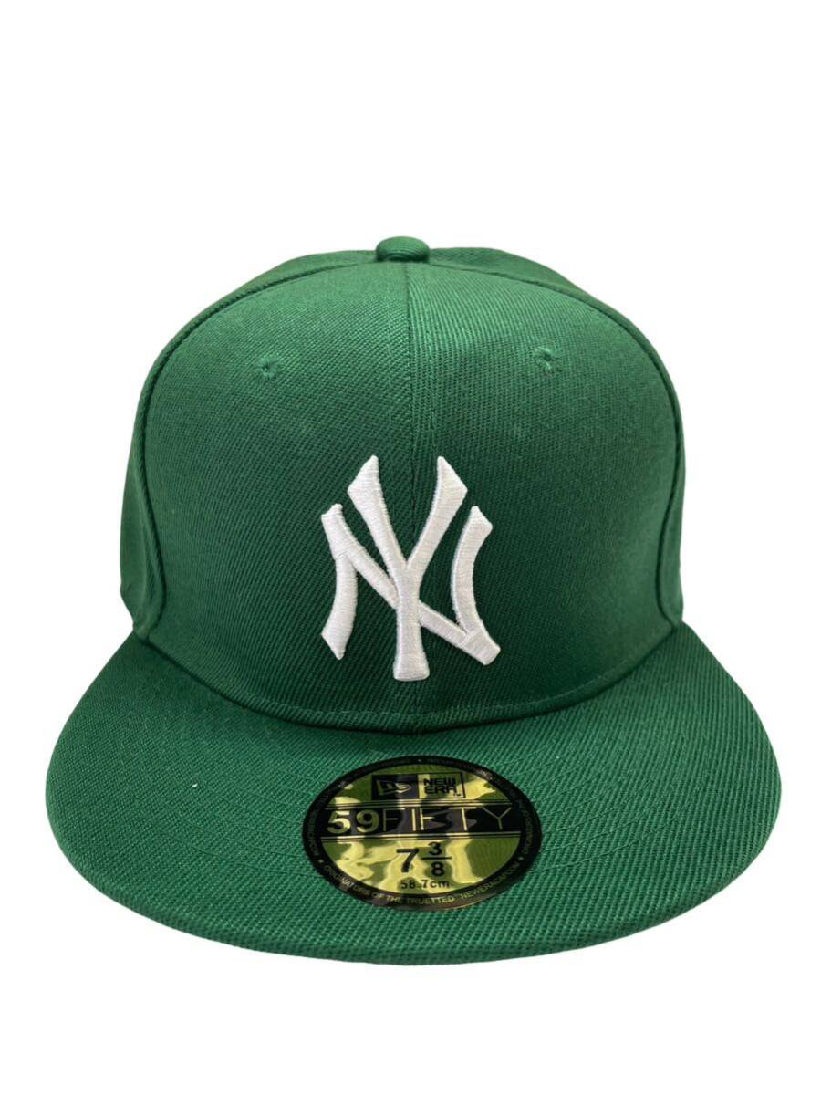新品ニューエラ 59FIFTY ニューヨークヤンキース7 3/8 58.7cm MLB キャップ 帽子 メンズ レディース newera_画像2