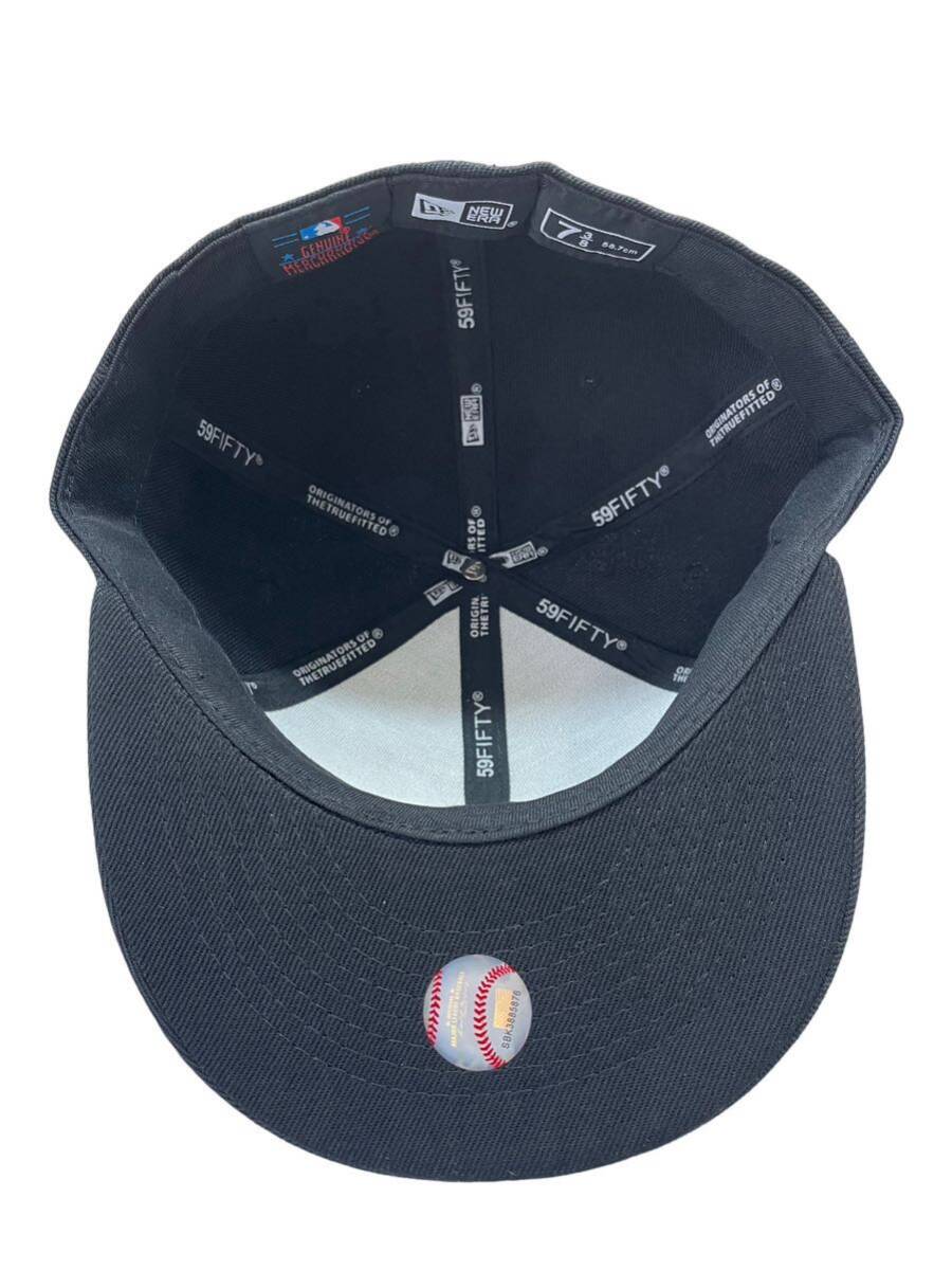 新品ニューエラ 59FIFTY ニューヨークヤンキース　7 3/8 58.7cm MLB キャップ 帽子 メンズ レディース newera_画像6