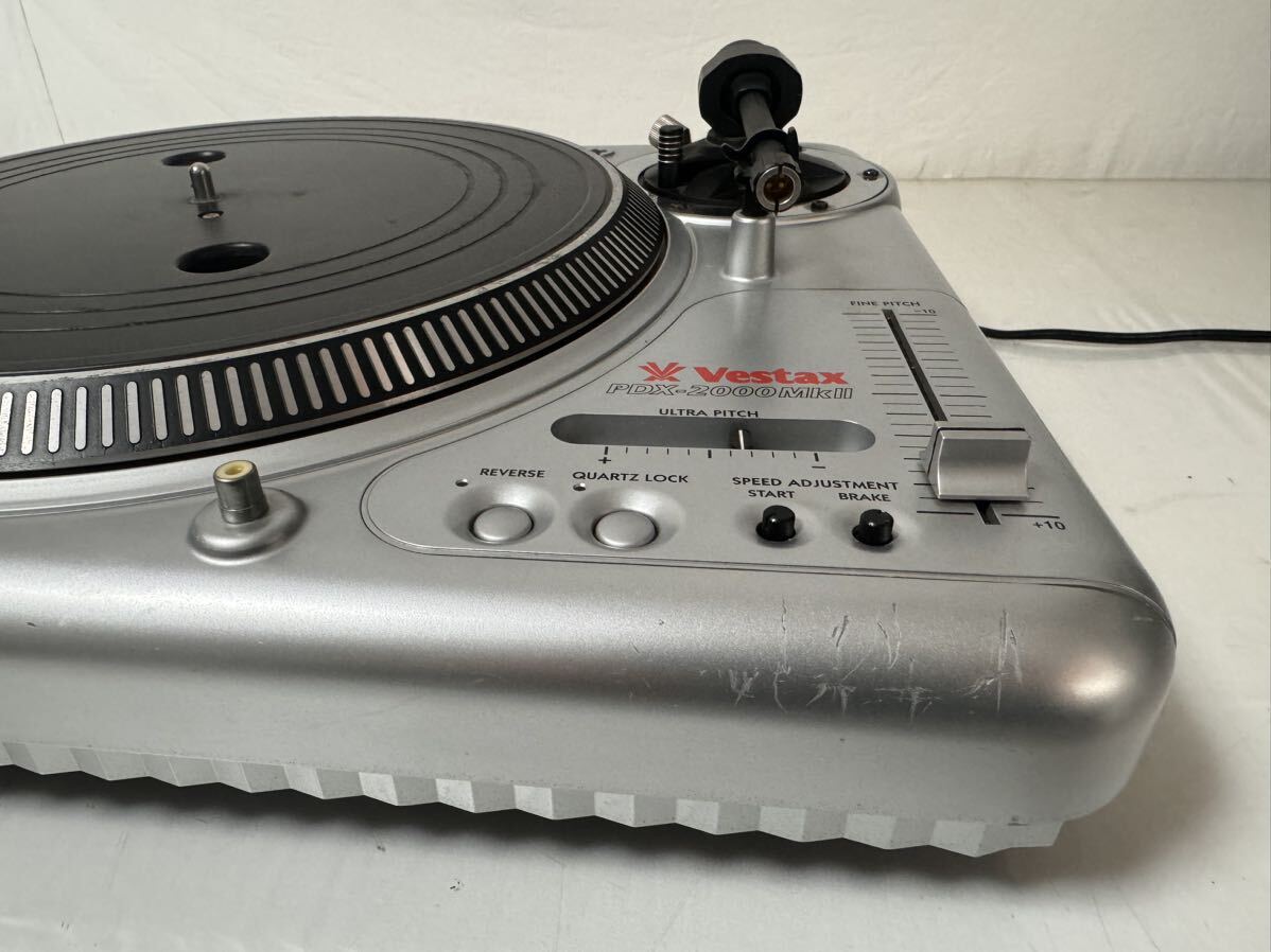 VESTAX PDX-2000 MK2 ターンテーブル レコードプレーヤー 中古品。動作未確認。_画像3