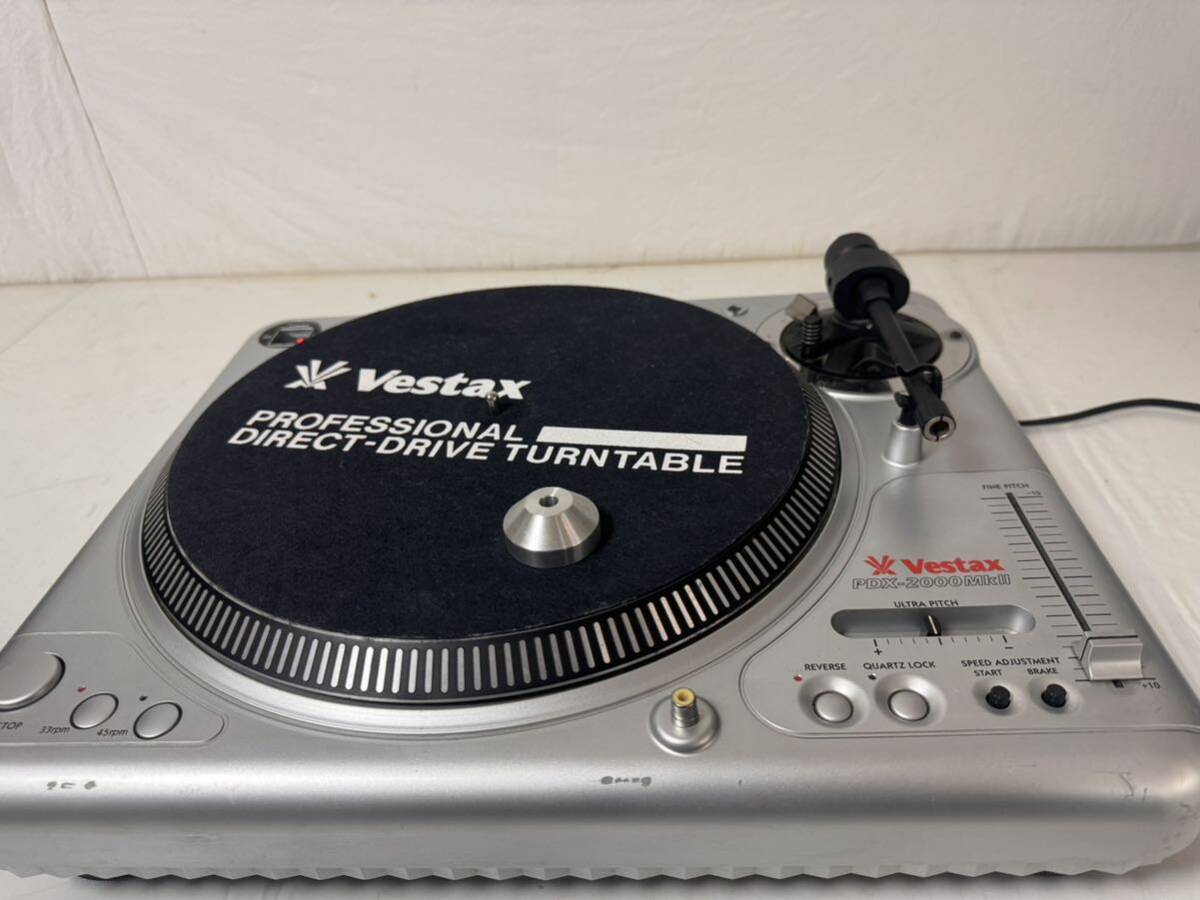 ★ VESTAX PDX-2000 MK2 ターンテーブル レコードプレーヤー 中古品。ジャンク扱い。動作未確認★_画像9