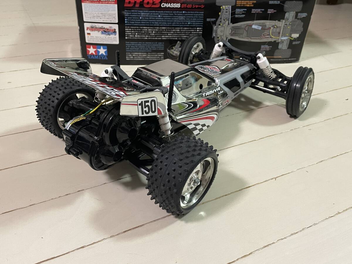 タミヤ レーシングファイター クロームメタリック(DT-03) 希少 タミヤ レーシングファイター クロームメタリック(DT-03) 希少