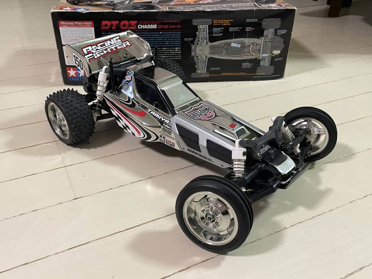 タミヤ レーシングファイター クロームメタリック(DT-03) 希少 タミヤ レーシングファイター クロームメタリック(DT-03) 希少