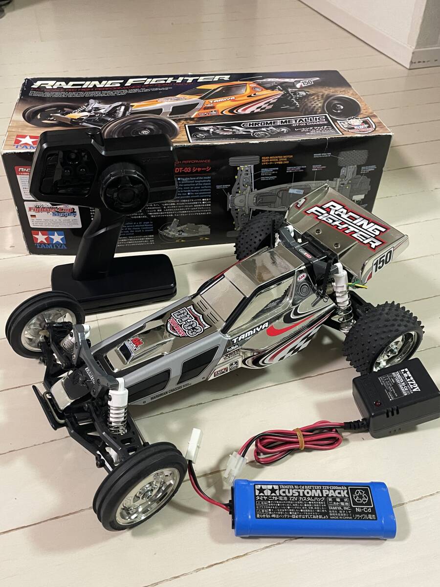 タミヤ レーシングファイター クロームメタリック(DT-03) 希少 タミヤ レーシングファイター クロームメタリック(DT-03) 希少