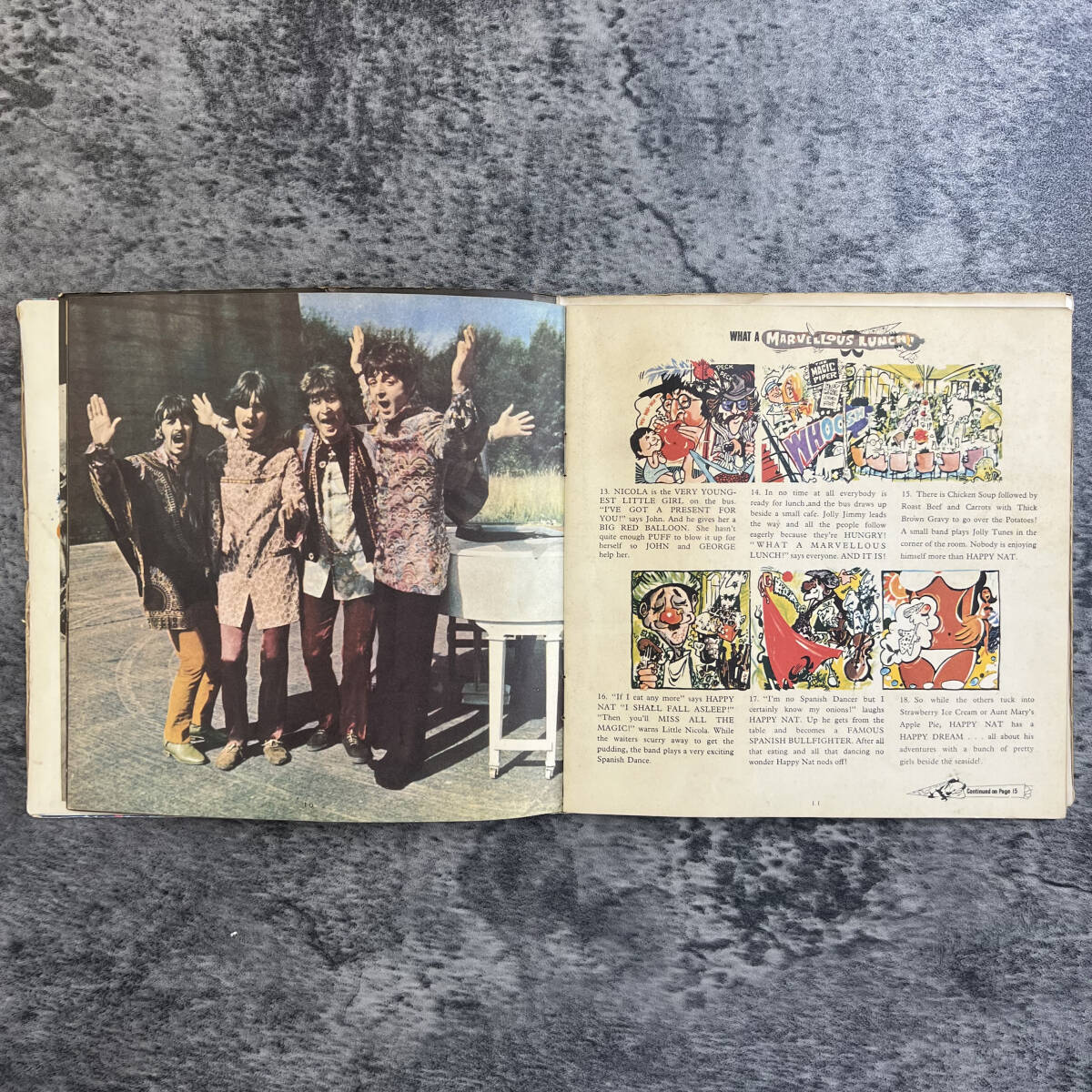【レコード EP 2枚組】ビートルズ(THE BEATLES)『マジカル・ミステリー・ツアー』(Odeon RECORDS / OP-4335-6) 1967年 used レア_画像4