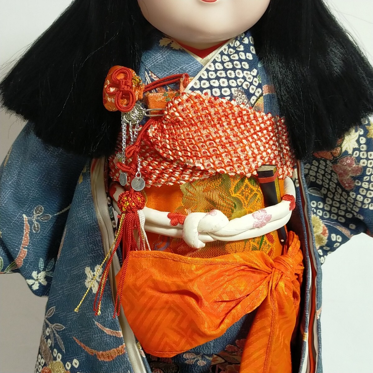 ☆ 名工 松乾斎東光 市松人形 42cm いちまさん 桐塑胡粉塗り ☆ 名工 松乾斎東光 市松人形 42cm いちまさん 桐塑胡粉塗り