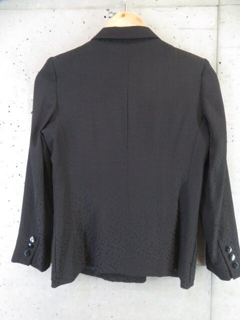 4150s25◆ヴィンテージ◆シルク100％◆Pierre Cardin ピエールカルダン スカートスーツ 上下 7号/絹スカート/ジャケット/ブレザー/オールド_画像6