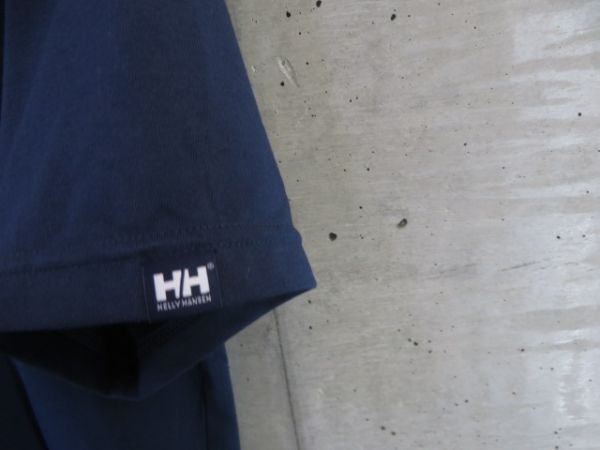 【送料300円可】4150s5◆未使用◆吸汗速乾◆HELLY HANSEN ヘリーハンセン 半袖ドライTシャツ L/アウトドア/カットソー/ジャケット/ネイビー_画像4