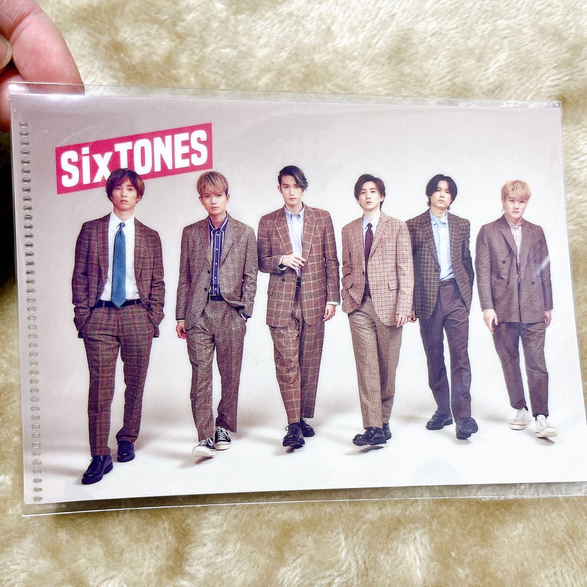 SixTONES クリアファイル 写真 田中樹 ジェシー 森本慎太郎 髙地優吾 松村北斗 京本大我