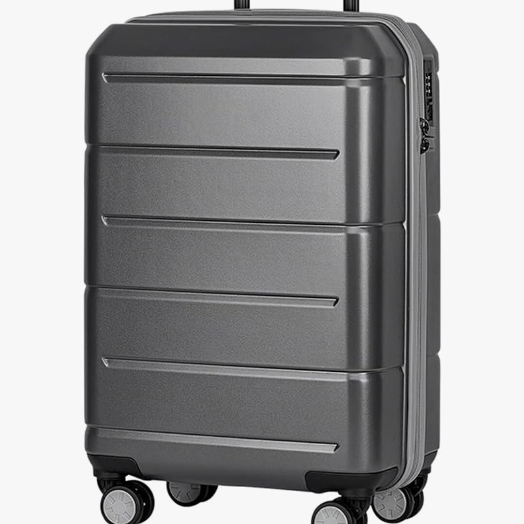 新品 スーツケース S 1~3泊 機内持込 キャリーケース キャリーバッグ 出張 旅行 グレー 軽量
