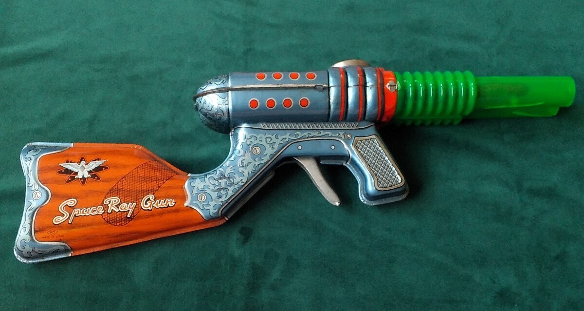 当時物 ブリキ Space Ray Gun おもちゃ KO MADE IN JAPANの画像2