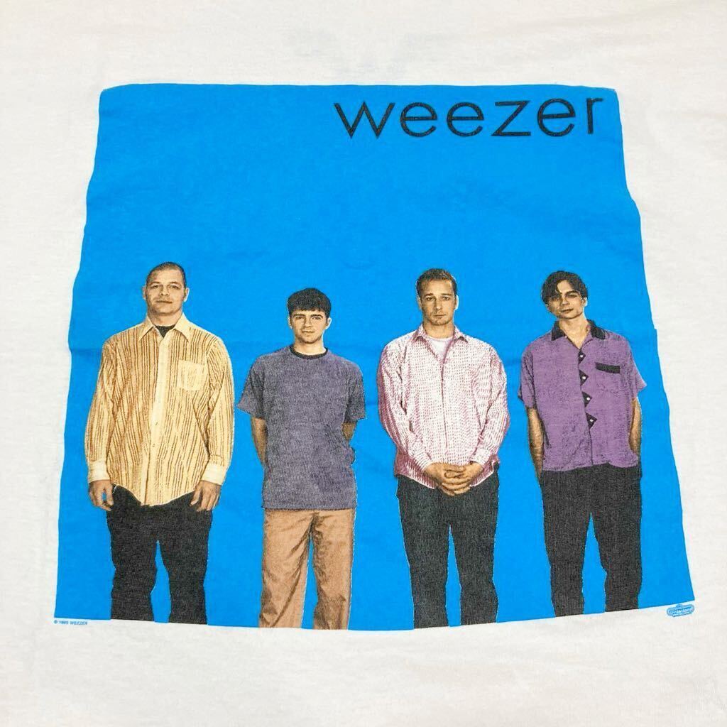 ビンテージ 90s weezer バンド Tシャツ バンドT ロックT XL USA製 古着 vintage DINOSAUR JR NIRVANA レッチリSONIC YOUTH_画像3