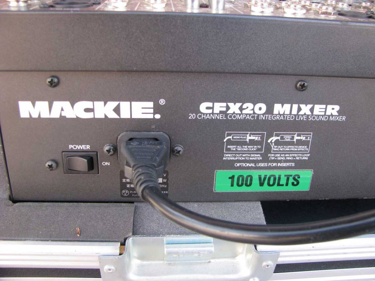 MACKIE CFX20 LED light * case attaching used 