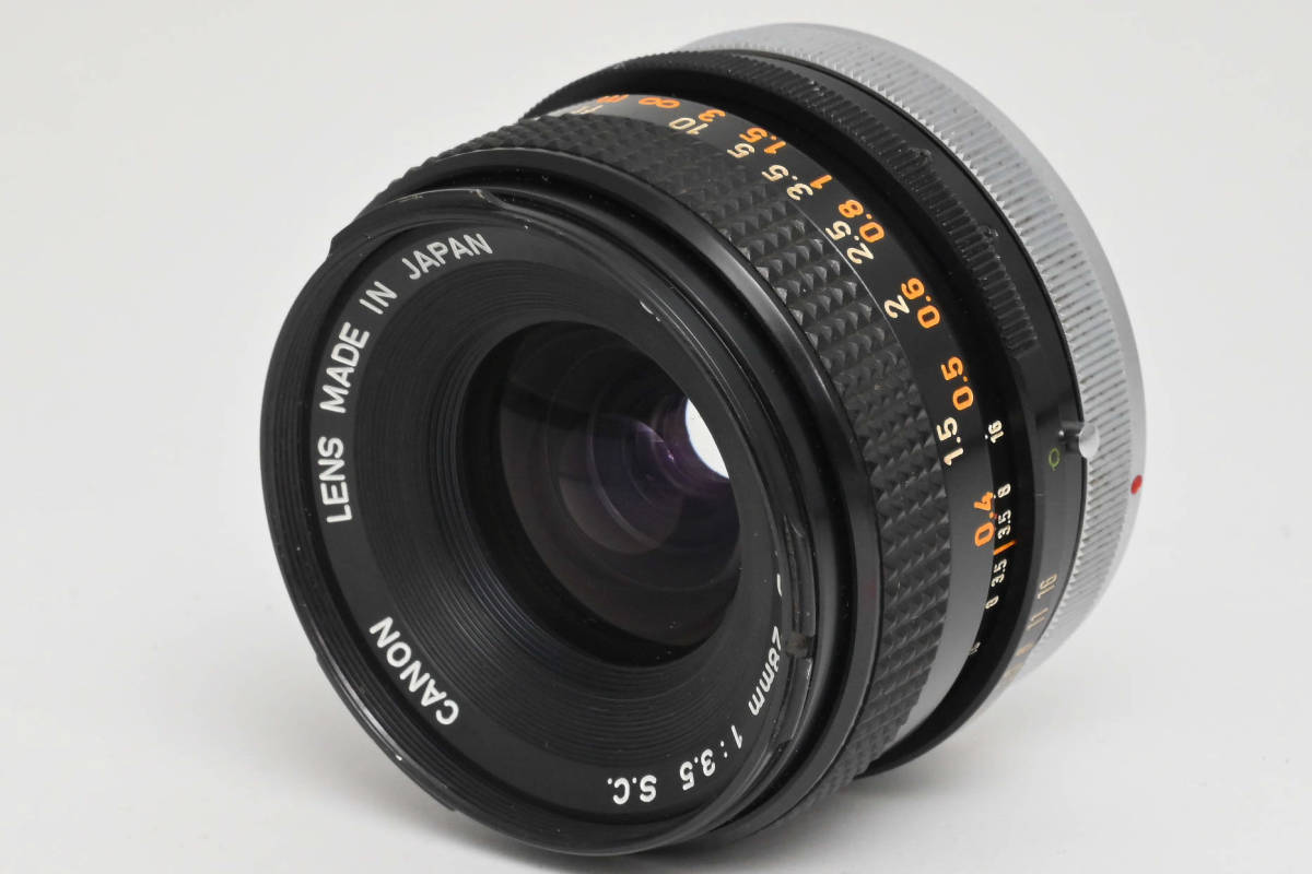 【外観特上級】Canon FD 28mm F3.5 S.C. キャノン #s3995の画像1