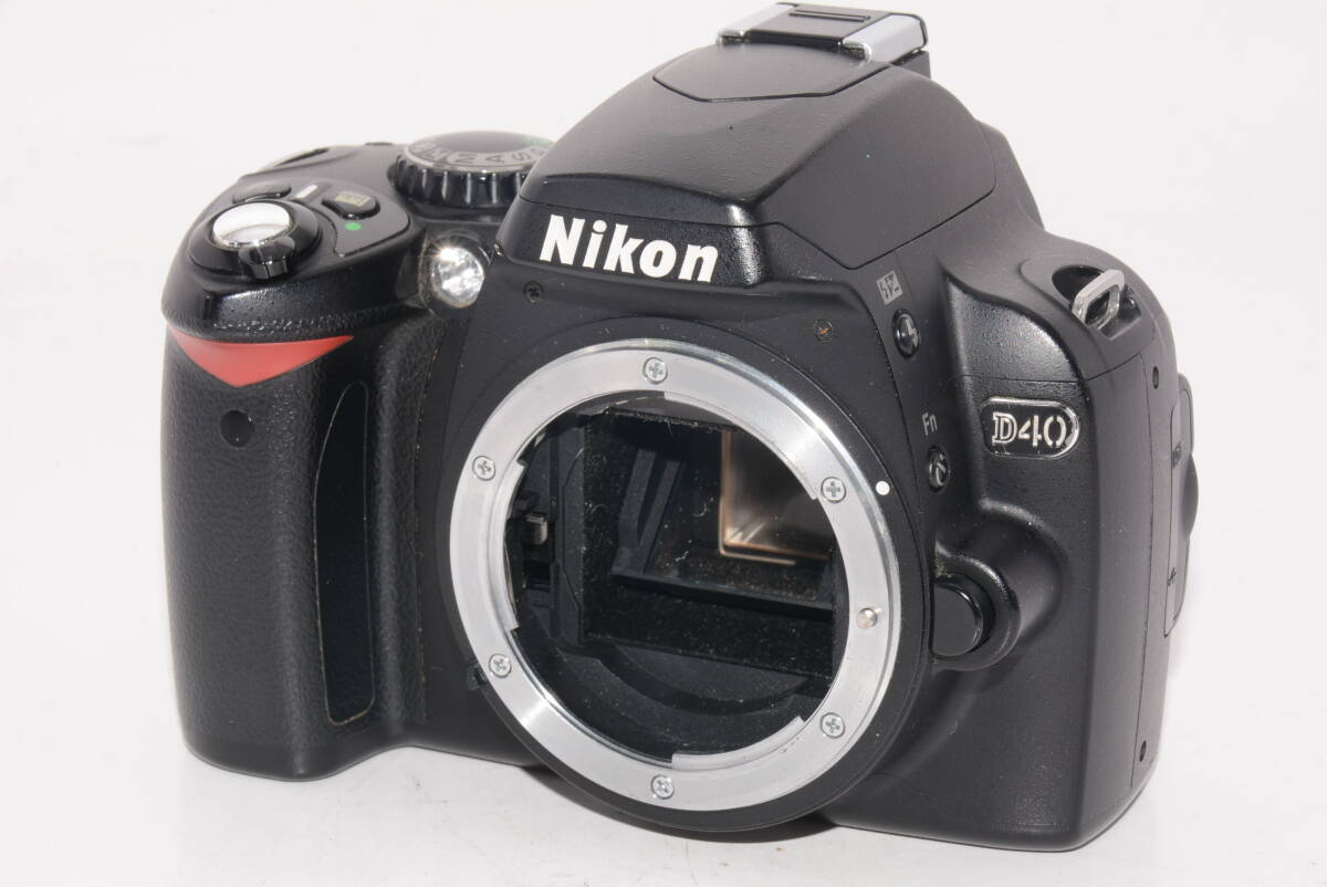 【外観特上級】Nikon デジタル一眼レフカメラ D40 ブラック ボディ　#u1326_画像1