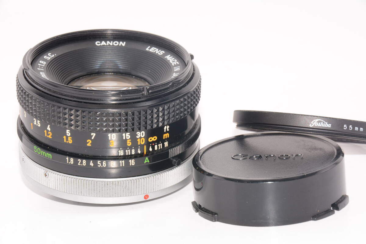 【外観特上級】Canon キャノン FD 50mm F1.8 S.C.　#u1359_画像7