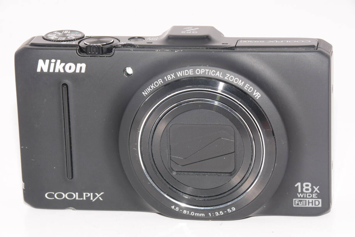 【外観並級】ニコン Nikon COOLPIX S9300 フラック　#s7527_画像1