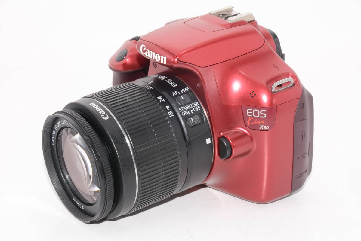 【外観特上級】Canon キャノン EOS Kiss X50 レンズキット　#u1513_画像1