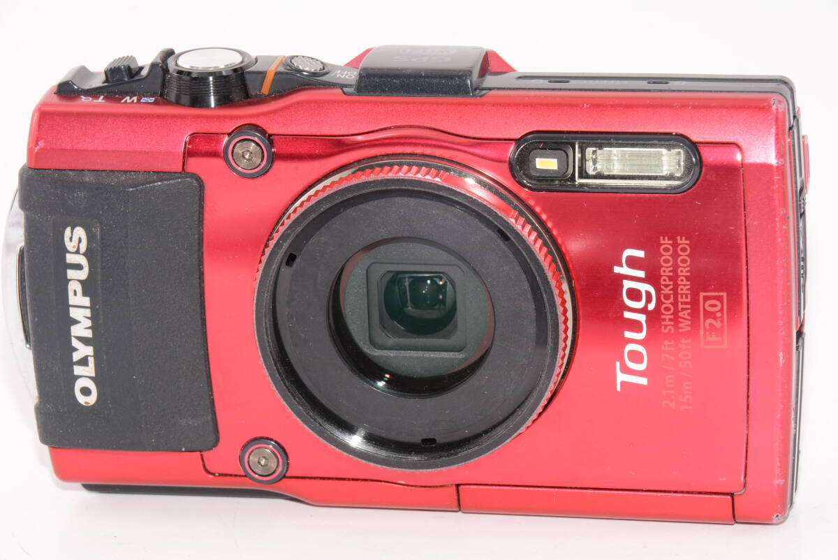 [ exterior Special high grade ]OLYMPUS digital camera STYLUS TG-3 Tough red #u1421