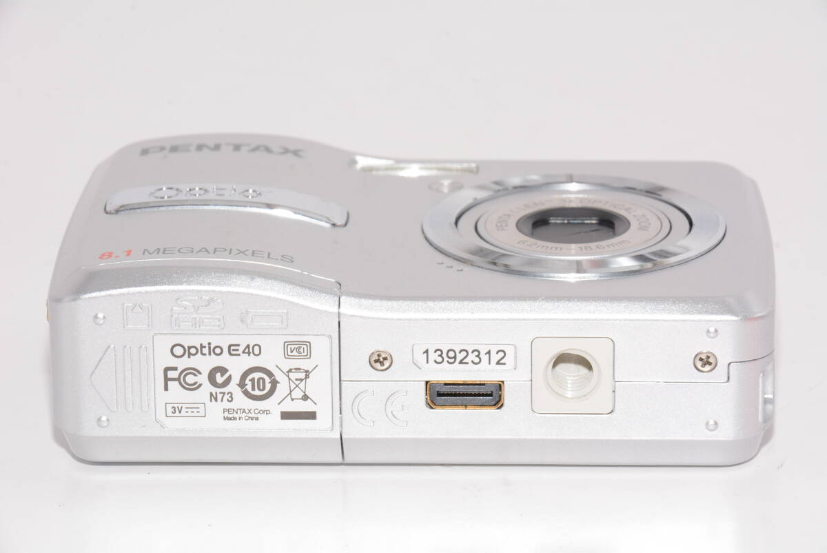 【外観特上級】ペンタックス PENTAX OPTIO E40 単三電池対応 コンパクトデジタルカメラ　#t2811_画像4