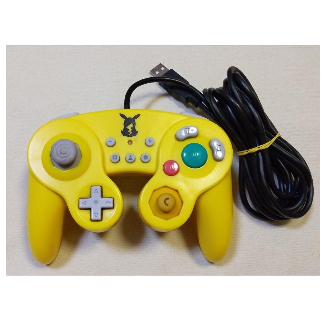 【ジャンク品】　Switch対応 ホリ クラシックコントローラー 3台　マリオ　ピカチュウ　ゼルダ_画像4