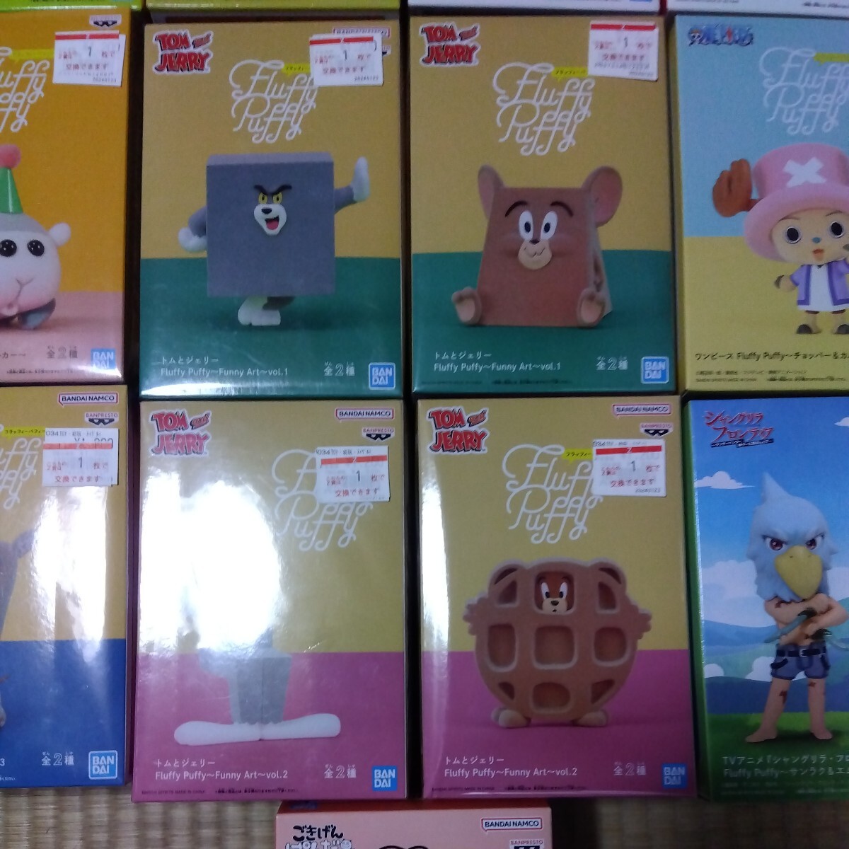 Fluffy Puffy 等　フィギュア　19個セット　マタムネ　チョッパー　トムとジェリー　 PUI PUI モルカー 　シャングリラ・フロンティア　_画像6