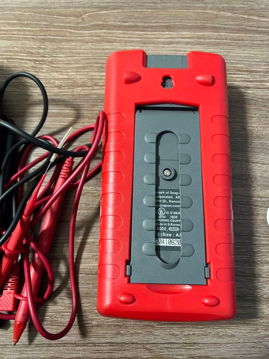 スナップオン デジタルマルチメーター EEDM504D - セキュリティ用品 スナップオン デジタルマルチメーター EEDM504D - セキュリティ用品