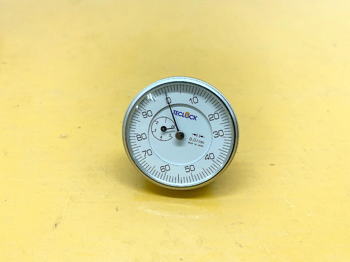 * new goods *te clock TECLOCK back plunger shape dial gauge ST-305B eyes amount 0.01mm measurement range 5mm inspection measurement measurement made in Japan ).b