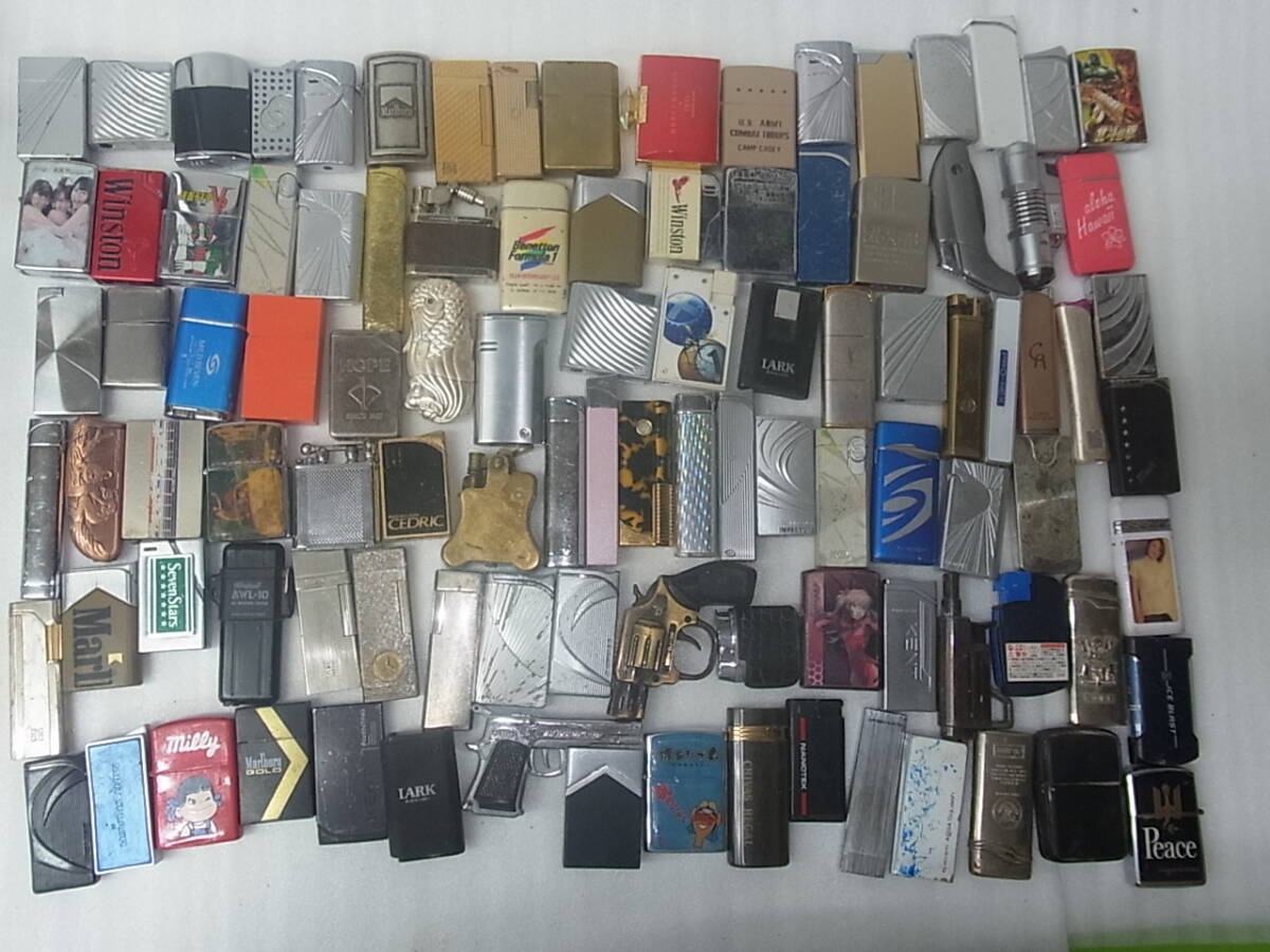 5021 all sorts gas lighter oil lighter . summarize approximately 100 piece junk 