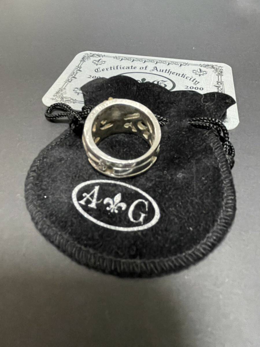 A&G K18GP×SV925 комбинированный, millenium кольцо 