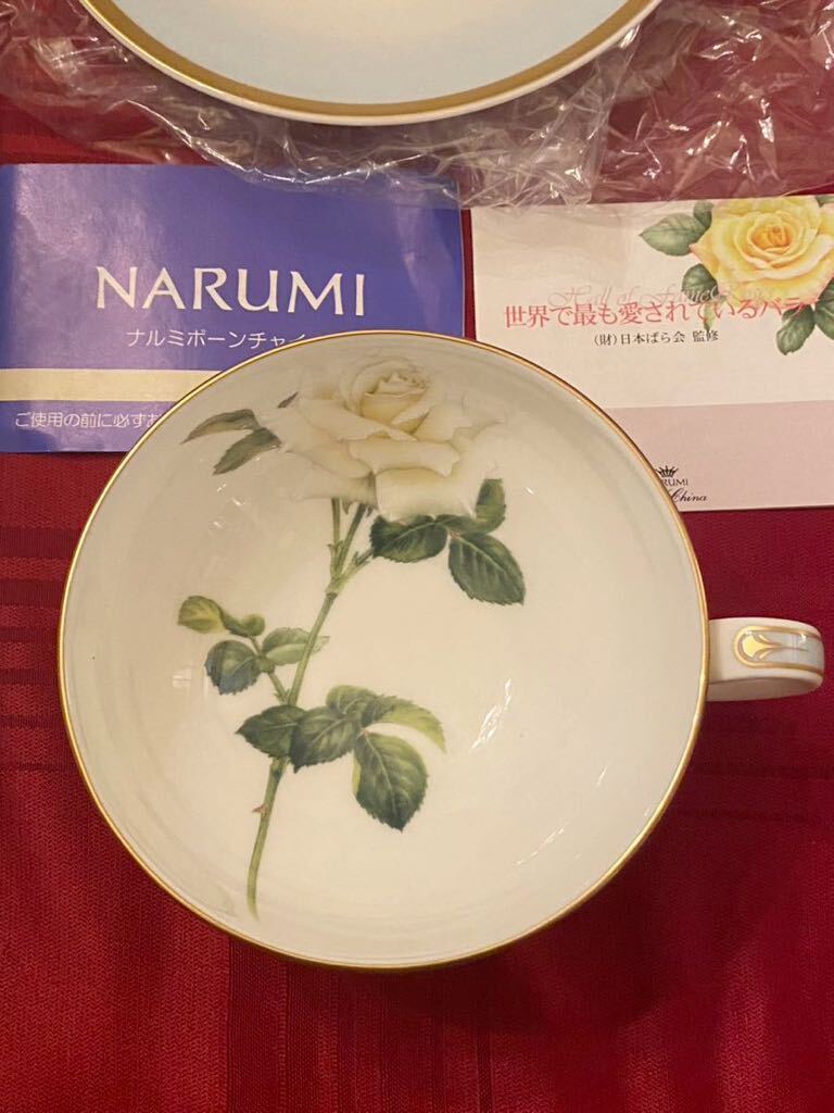 NARUMIナルミ Hall of Fame Roses　【未使用箱有り】　薔薇食器セット　碗皿、皿　バラの殿堂　ホールオブフェイムローズ_画像8