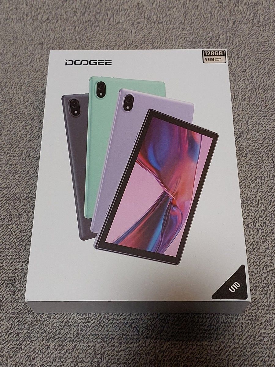 美品 室内利用のみ DOOGEE U10 タブレット 10インチ wi-fiモデル 9GB(4+5拡張) 