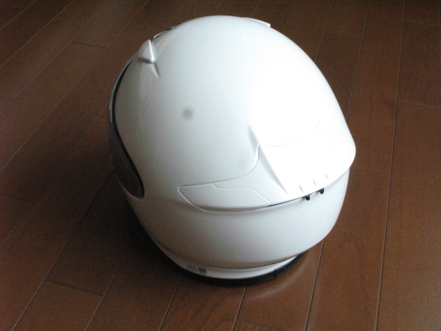 SHOEI フルフェイス・ヘルメット Z-7 ルミナスホワイト サイズＬ 中古美品 付属品他・おまけ付きの画像3